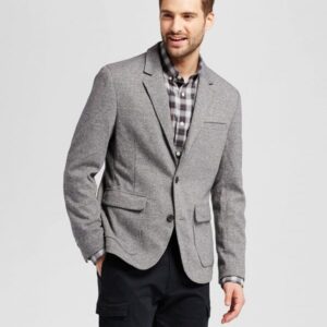 Standard Design Light Gray Corporate Men's Coat